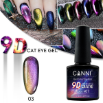 9D Cat Eye gel polish canni soak off Magic colourful 03